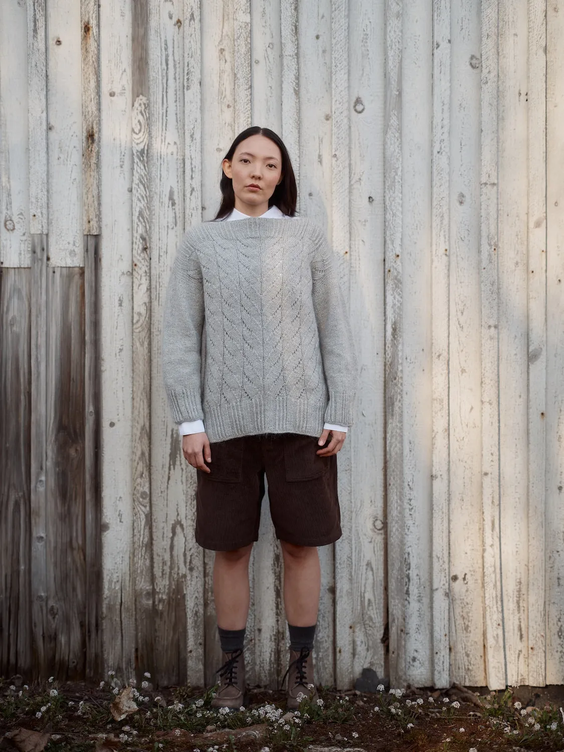Tukubook Nordic Knits Siipi sweater strikkekit uld mohair