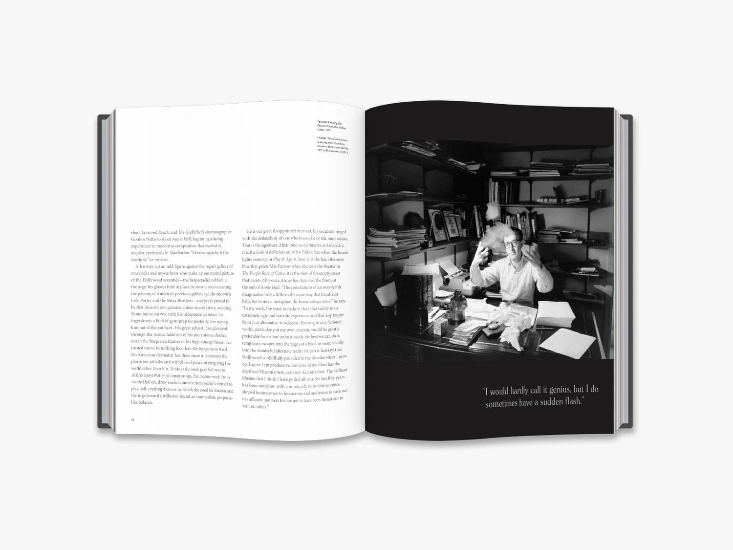 Thames & Hudson Woody Allen bog af Tom Shone illustreret retrospektiv