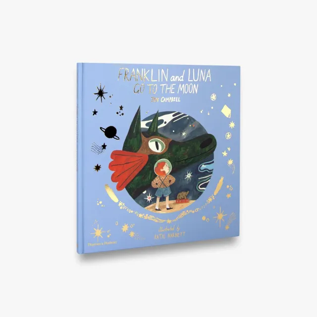 Thames & Hudson Franklin and Luna Go to the Moon billedbog børn