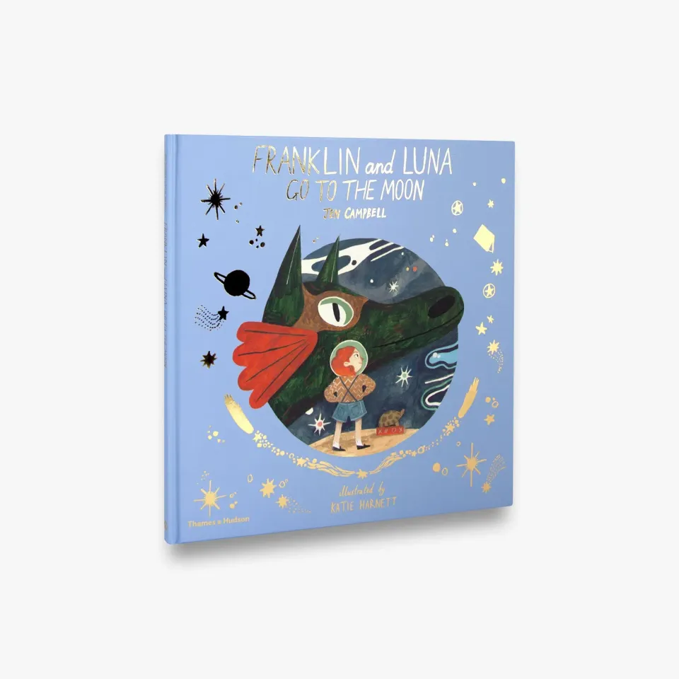 Thames & Hudson Franklin and Luna Go to the Moon billedbog børn