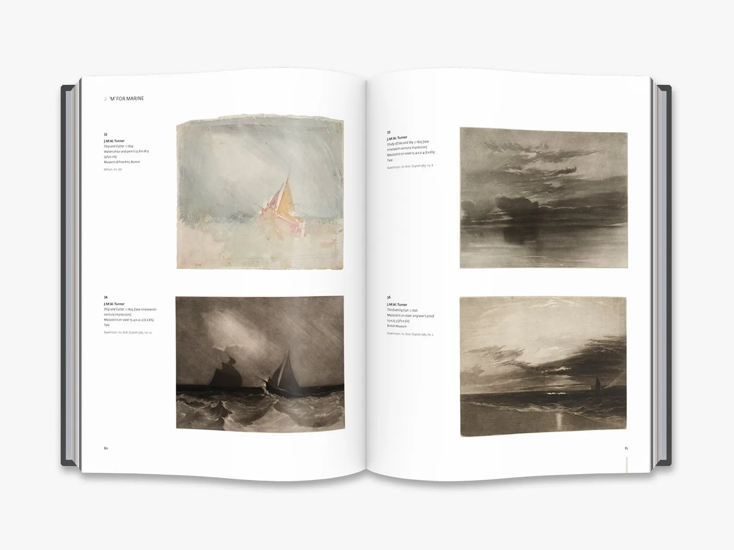 Thames & Hudson Turner & the Sea bog – sømaling