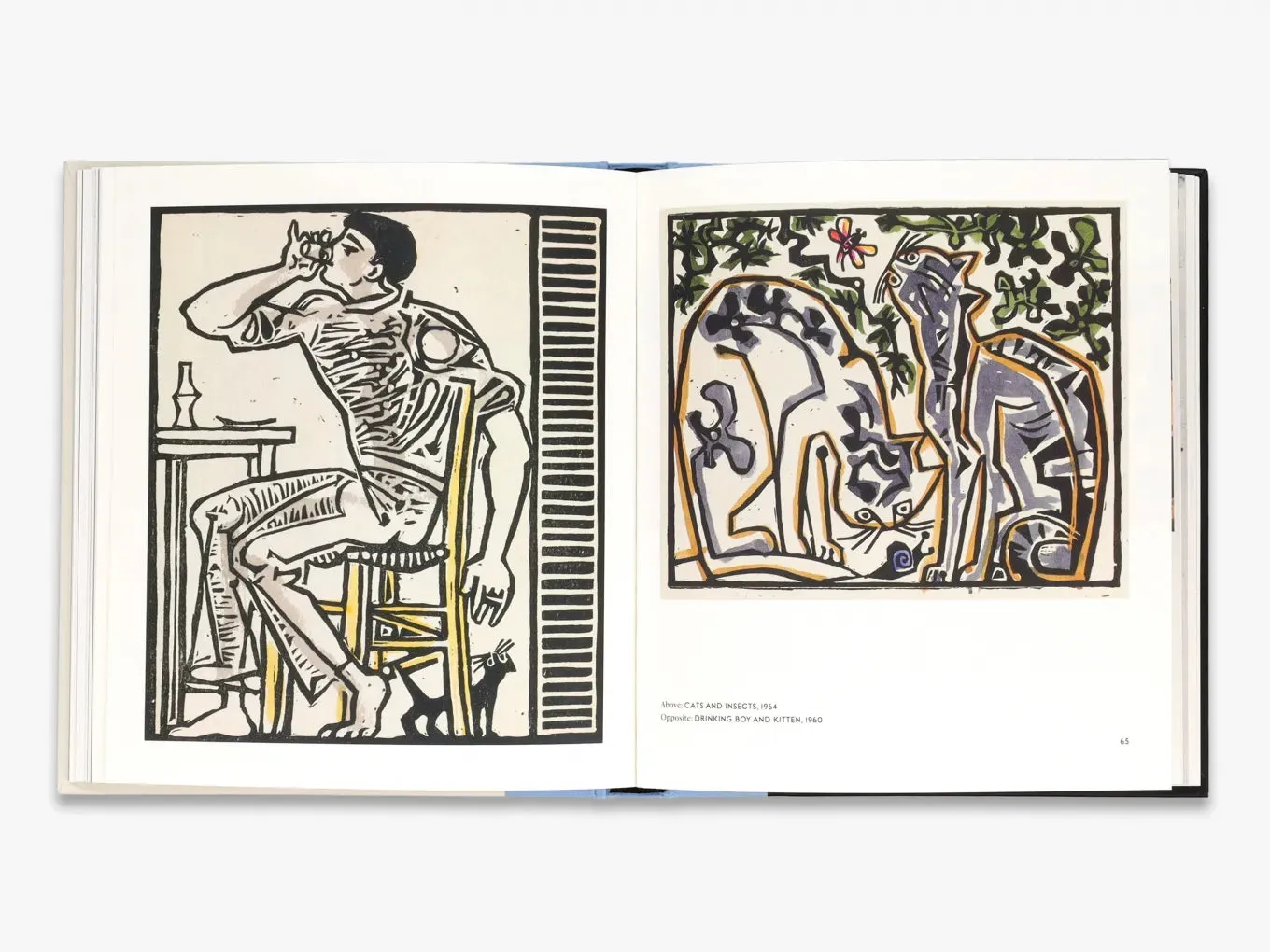 Thames & Hudson Craxton's Cats kunstbog om katte