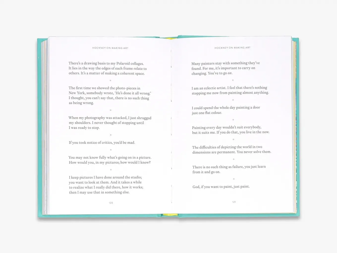 Thames & Hudson The World According to David Hockney bog citater
