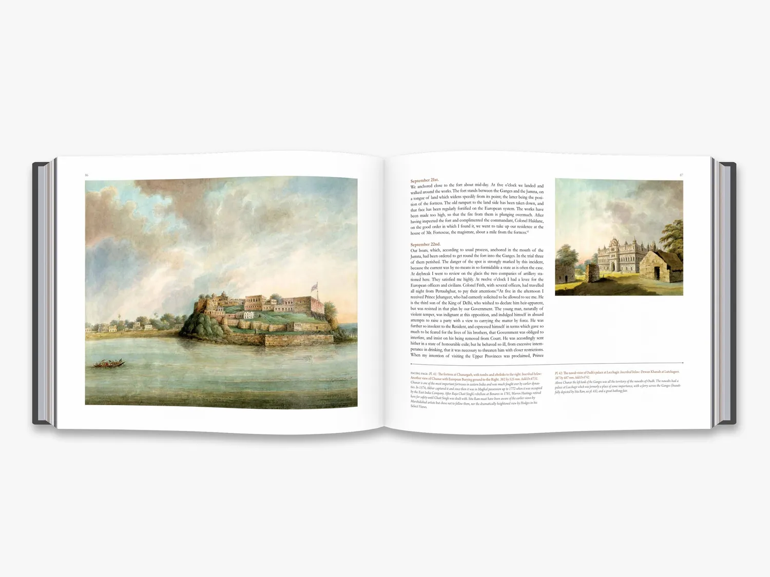 Thames & Hudson Sita Ram's Painted Views of India bog