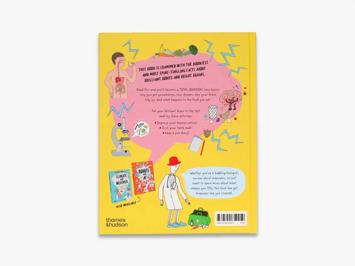 Thames & Hudson The Brainiac's Book of the Body and Brain børnebog