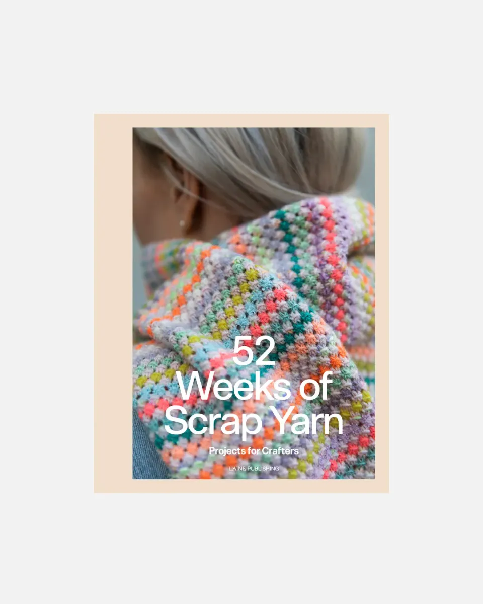 Laine 52 Weeks of Scrap Yarn strikkebog indbundet restegarn