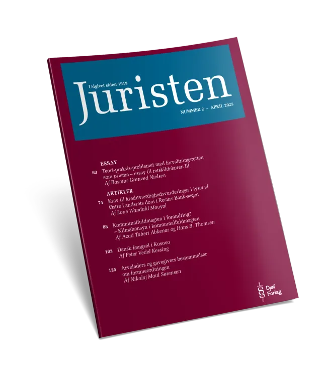 Nyt Juridisk Forlag Juristen tidsskrift online