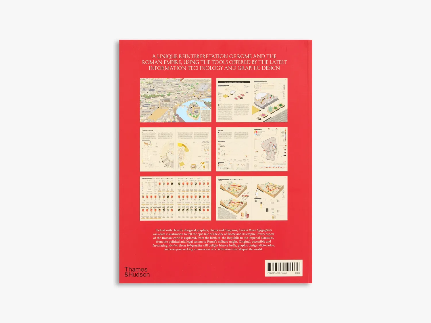 Thames & Hudson Ancient Rome Infographics fagbog illustreret