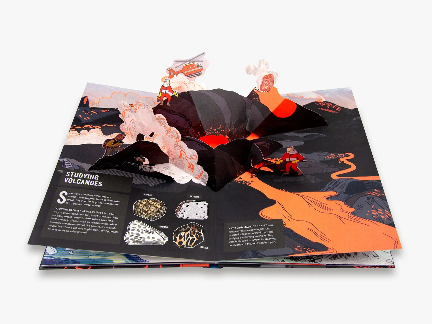 Thames & Hudson Pop-Up Volcano pop-up bog vulkaner
