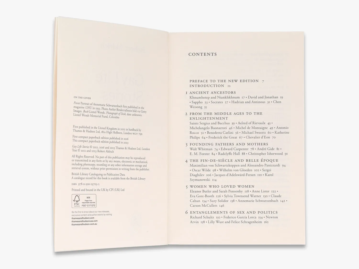 Thames & Hudson Gay Life Stories bog illustreret historiebog