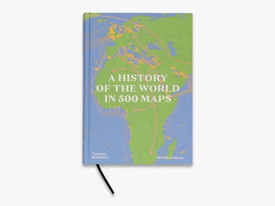 Thames & Hudson A History of the World in 500 Maps fagbog kort