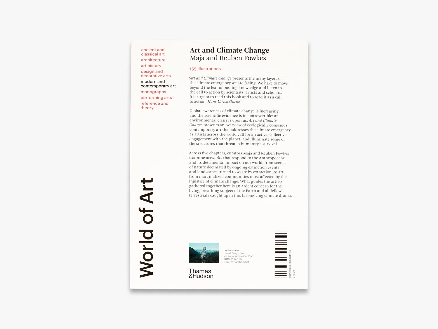 Thames & Hudson Art and Climate Change bog World of Art