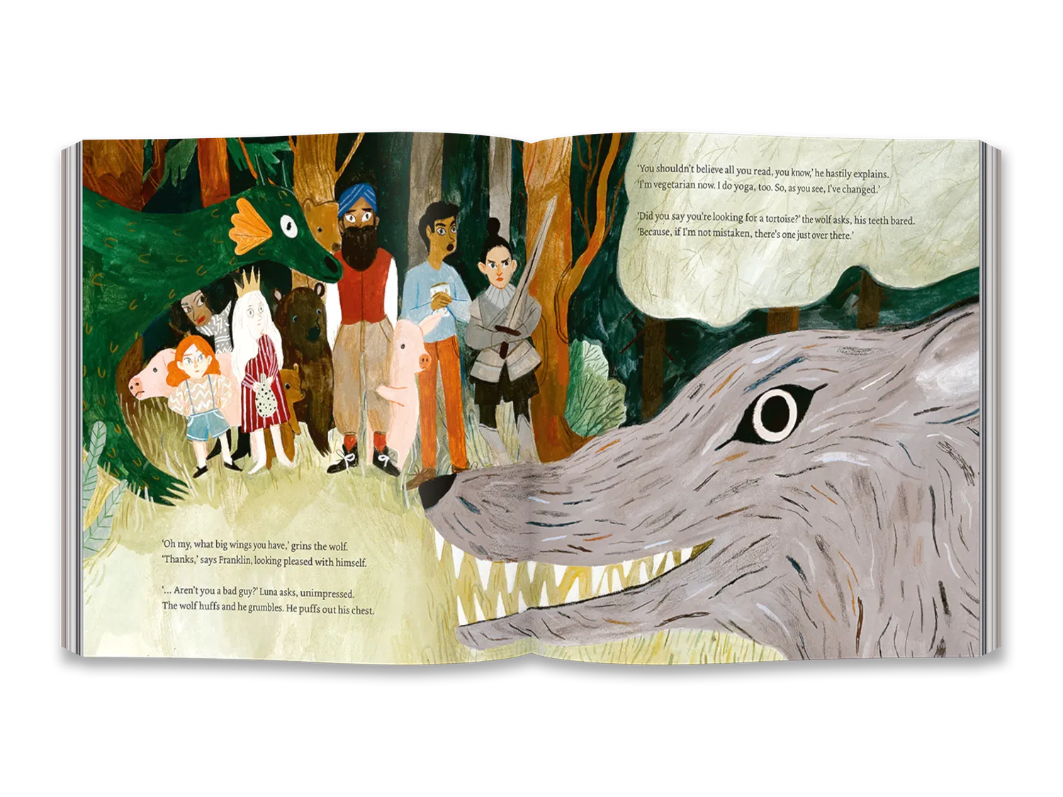 Thames & Hudson Franklin and Luna Book of Fairy Tales billedbog illustreret