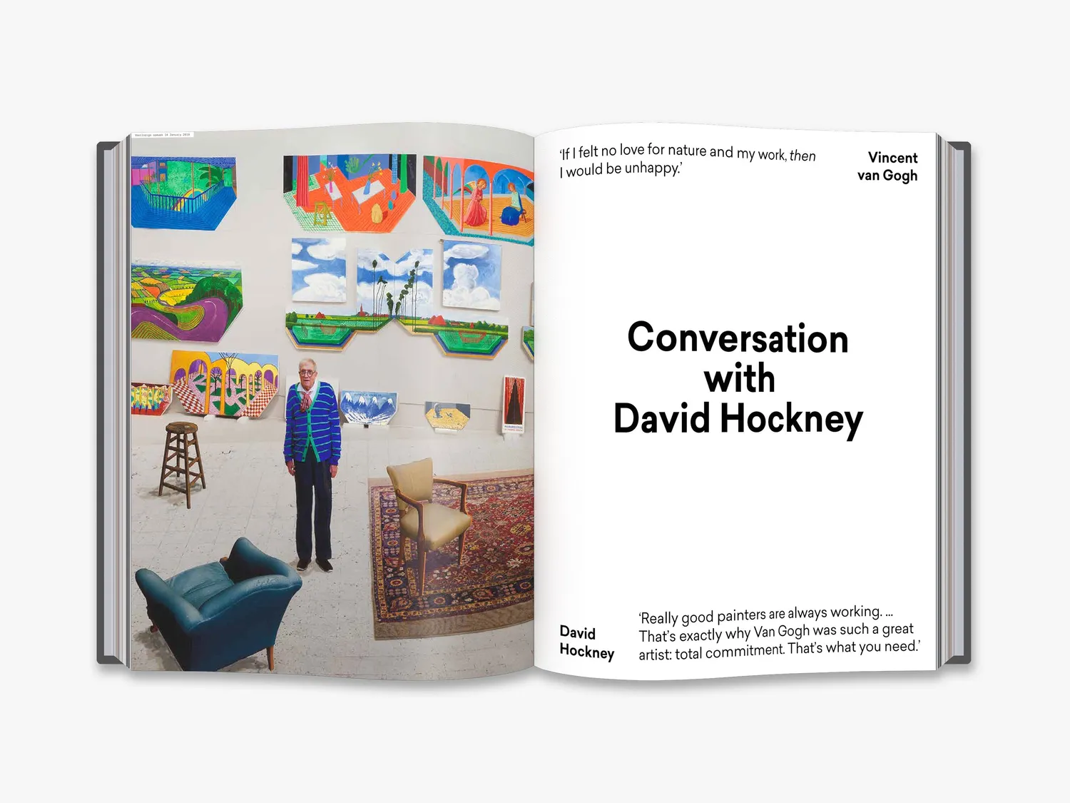 Thames & Hudson Hockney – Van Gogh: The Joy of Nature kunstbog
