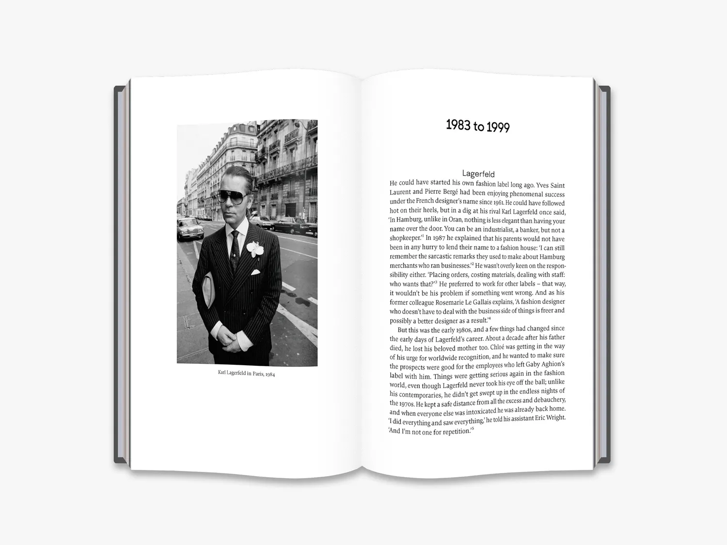 Thames & Hudson Karl Lagerfeld A Life in Fashion biografi