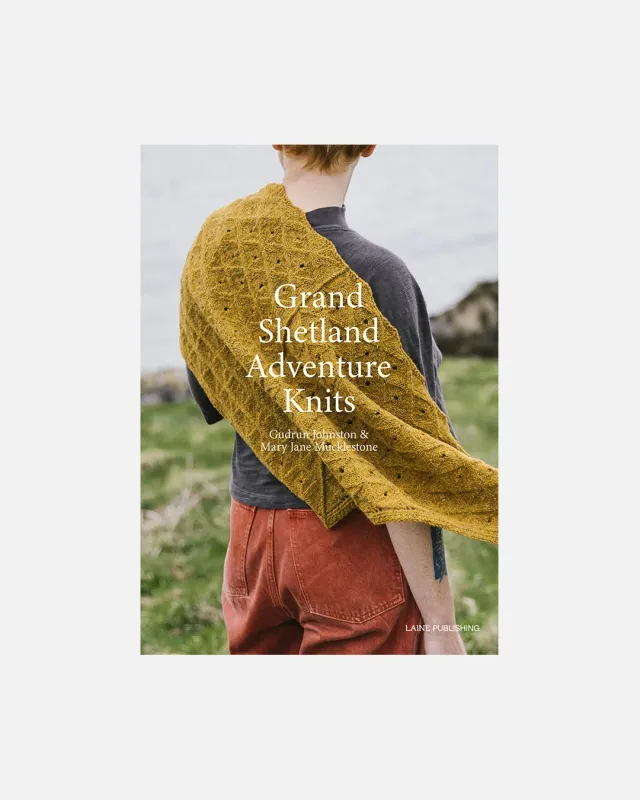 Tukubook Grand Shetland Adventure strikkebog hardcover engelsk