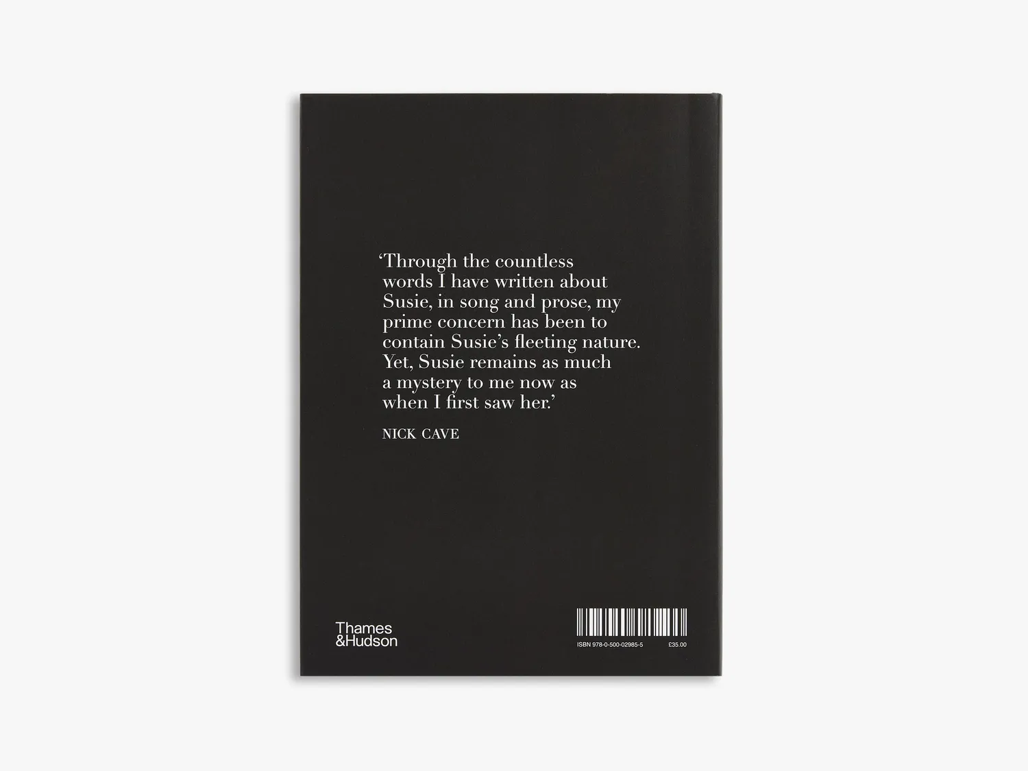 Thames & Hudson Susie bog – Nick Cave fotobog