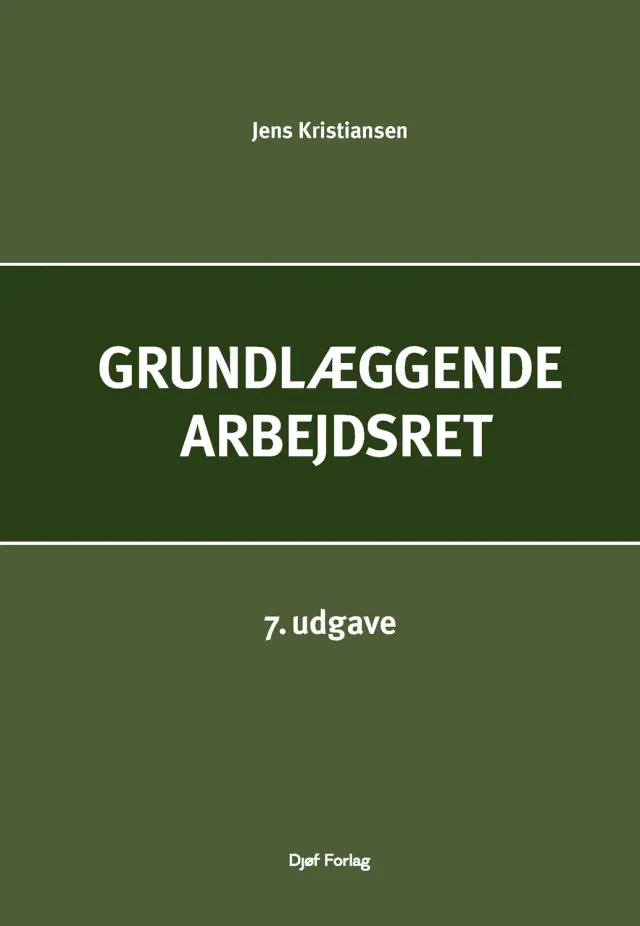 Nyt Juridisk Forlag Grundlæggende arbejdsret papirbog lærebog