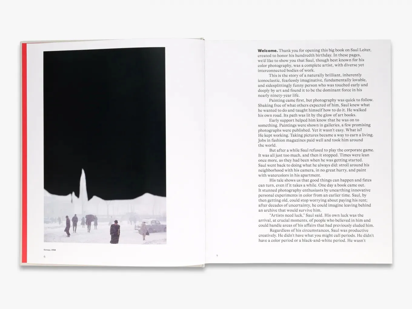 Thames & Hudson Saul Leiter fotobog monografi