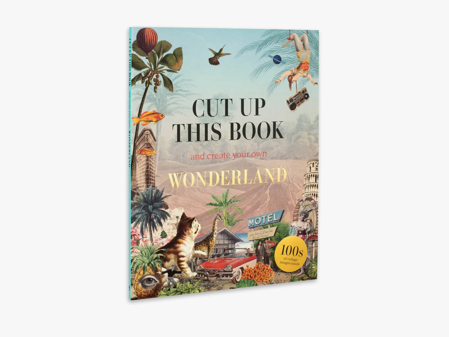 Thames & Hudson Cut Up This Book Wonderland aktivitetsbog collage