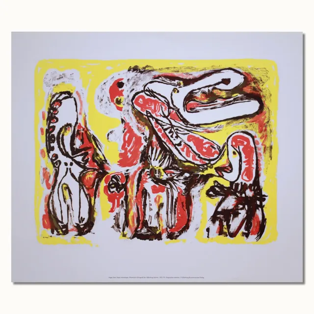 Museum Jorn Asger Jorn Sujet Romantique litografi 56x66