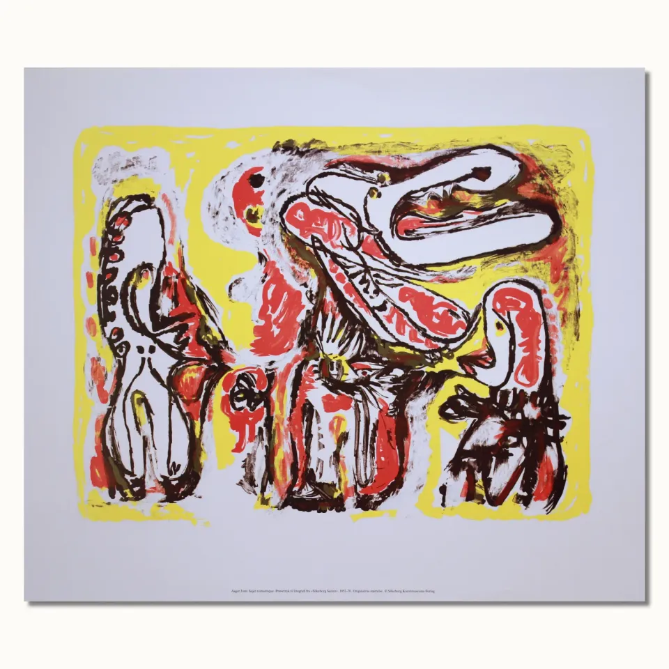 Museum Jorn Asger Jorn Sujet Romantique litografi 56x66