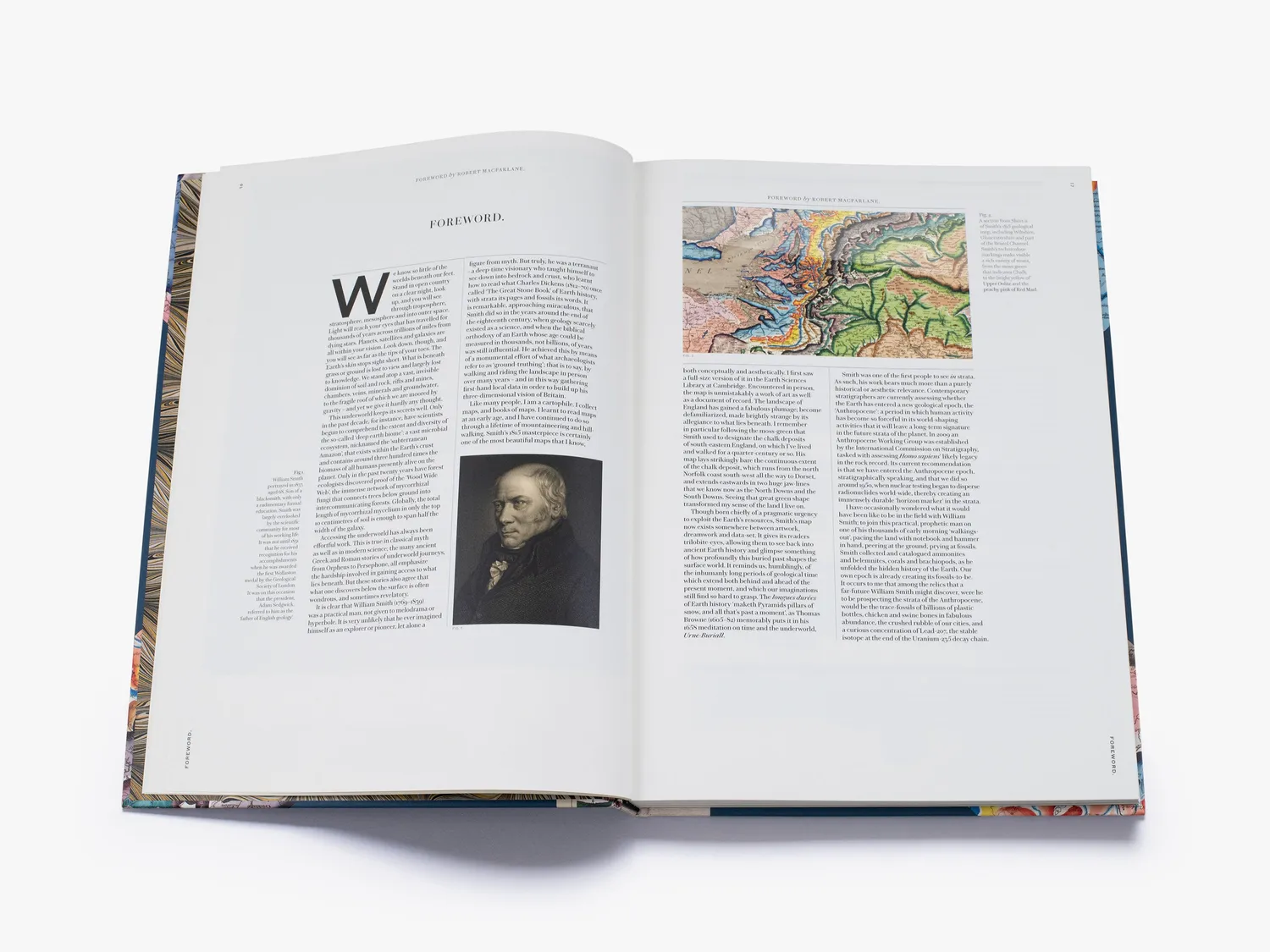 Thames & Hudson STRATA fagbog geologikort 1815