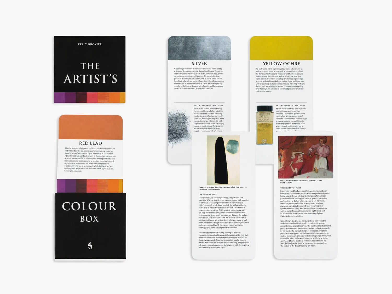 Thames & Hudson The Artists' Colour Box kortæske 52 kort