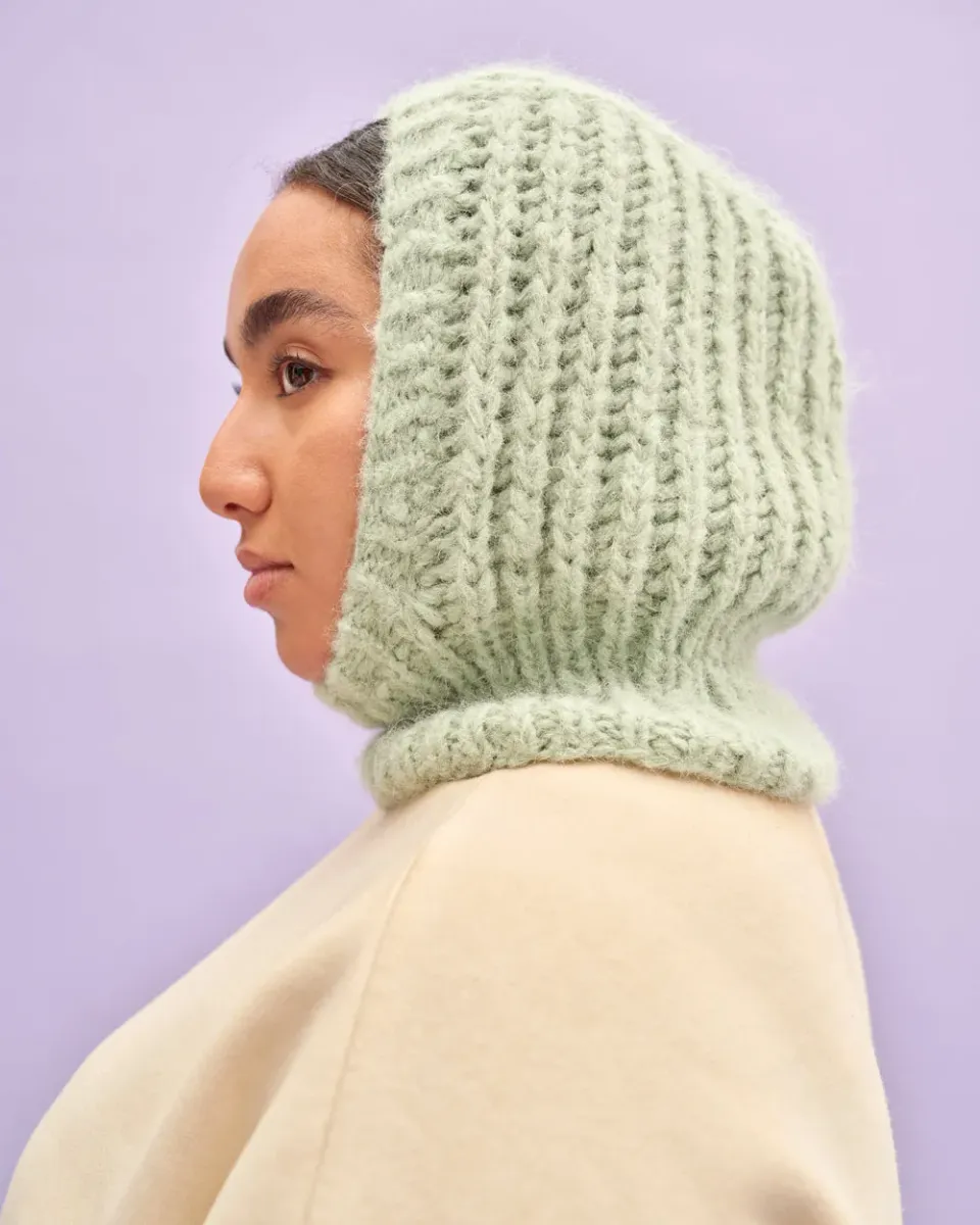 Tukubook Nordic Knits Ernest balaclava strikkeopskrift PDF rib