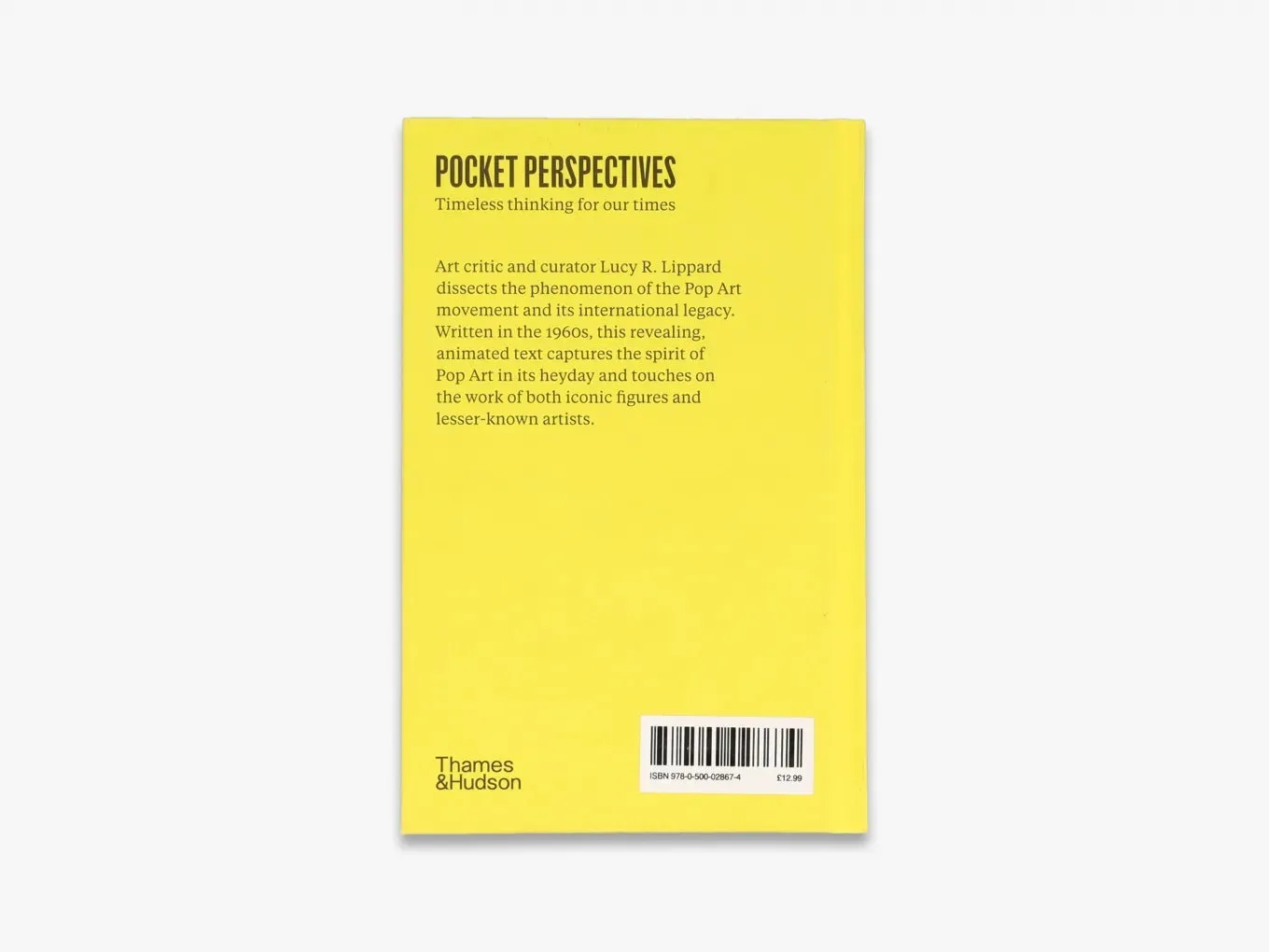 Thames & Hudson Pocket Perspectives Lucy R. Lippard on Pop Art bog illustreret
