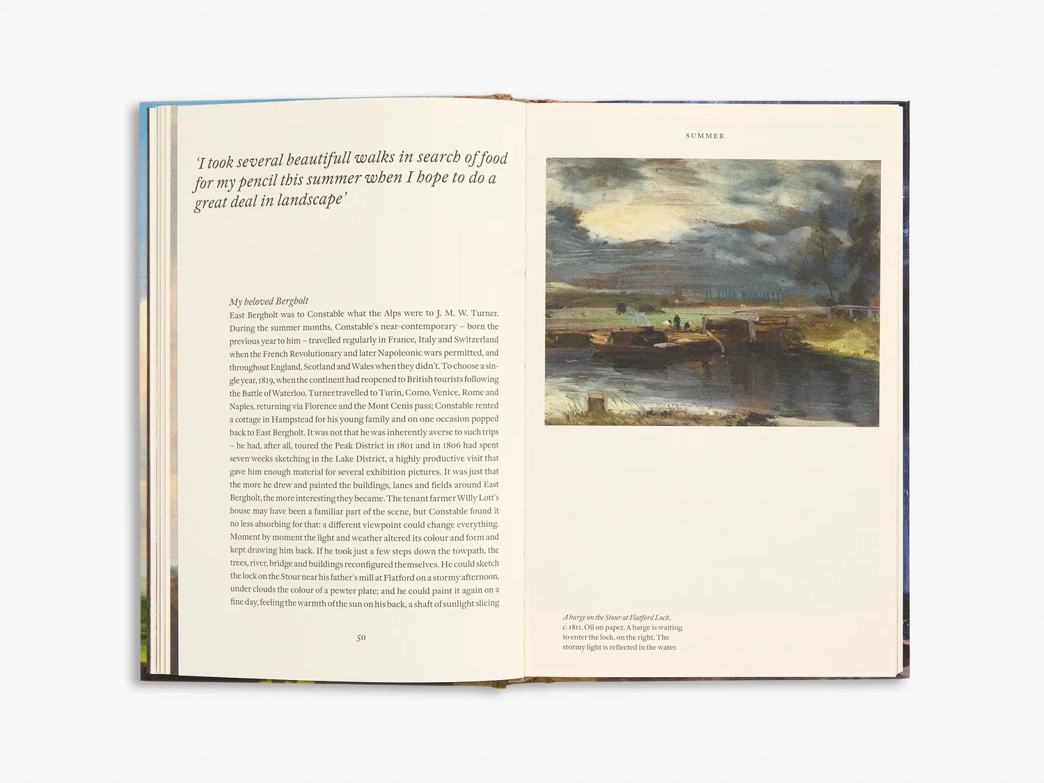 Thames & Hudson Constable's Year bog signeret Owens