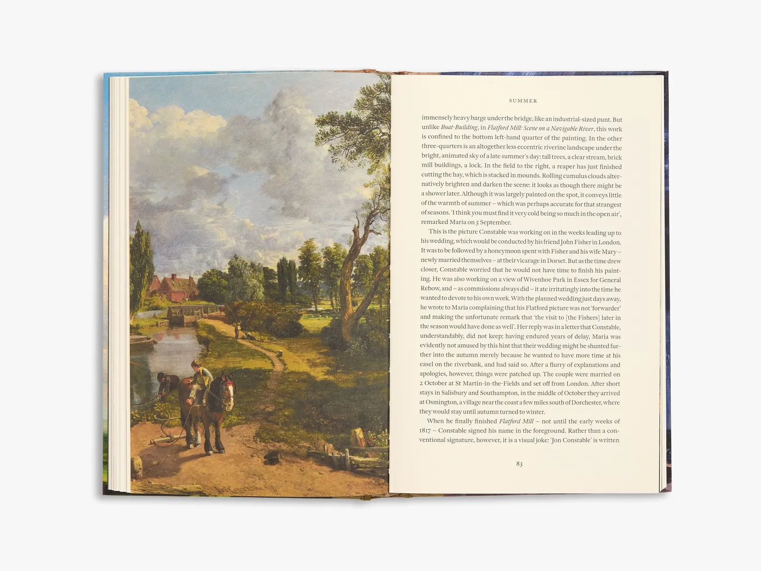 Thames & Hudson Constable's Year bog signeret Owens