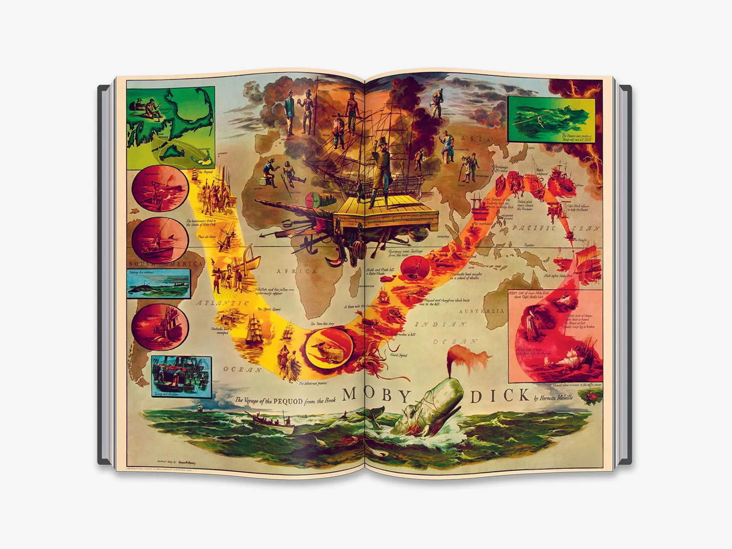 Thames & Hudson The Writer's Map bog om litterære kort