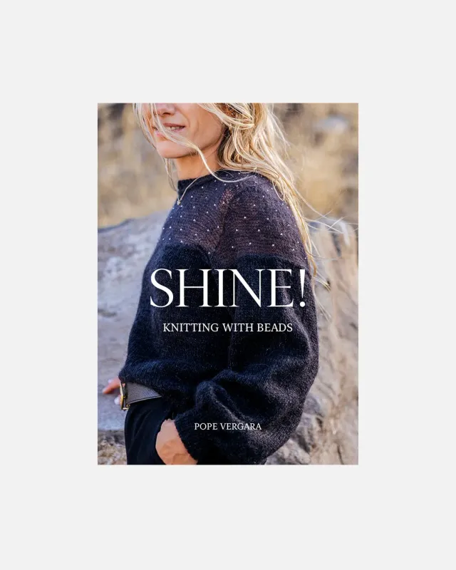 Tukubook Nordic Knits Shine! strikkebog softcover engelsk perler