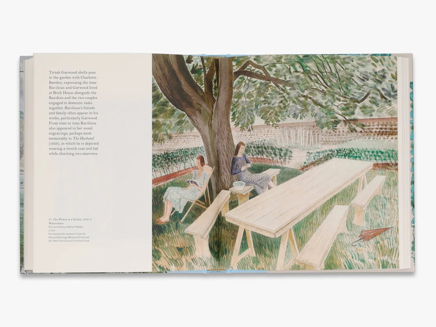 Thames & Hudson Eric Ravilious Landscapes bog – V&A kunstbog