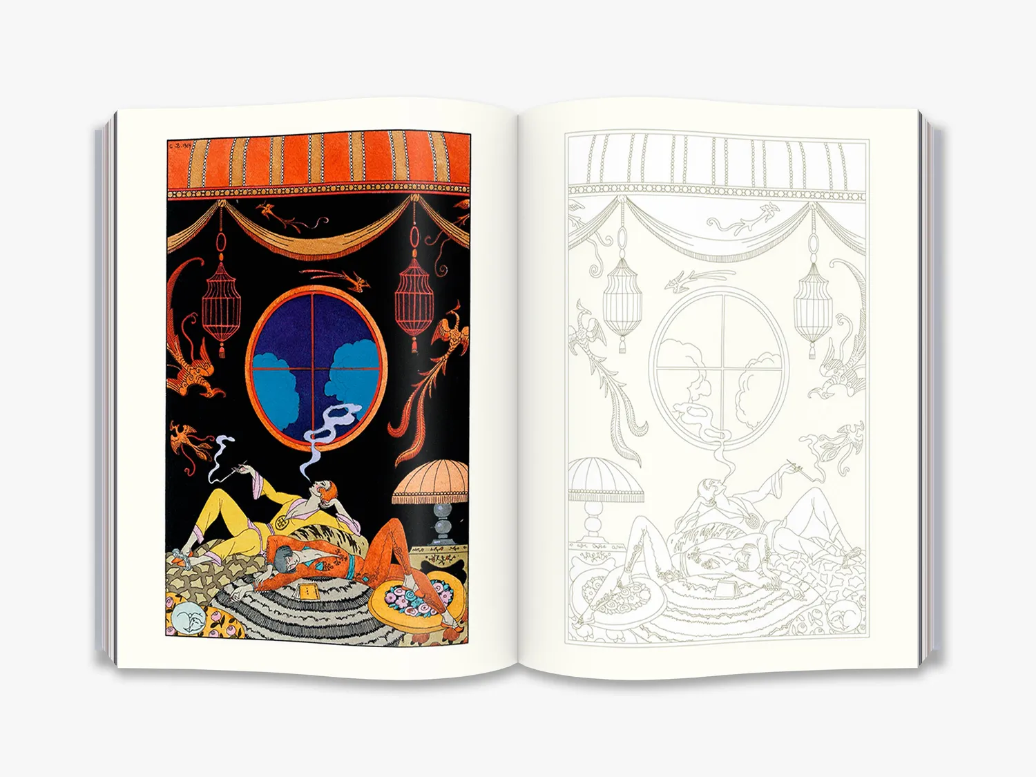 Thames & Hudson Age of Glamour malebog Art Deco V&A