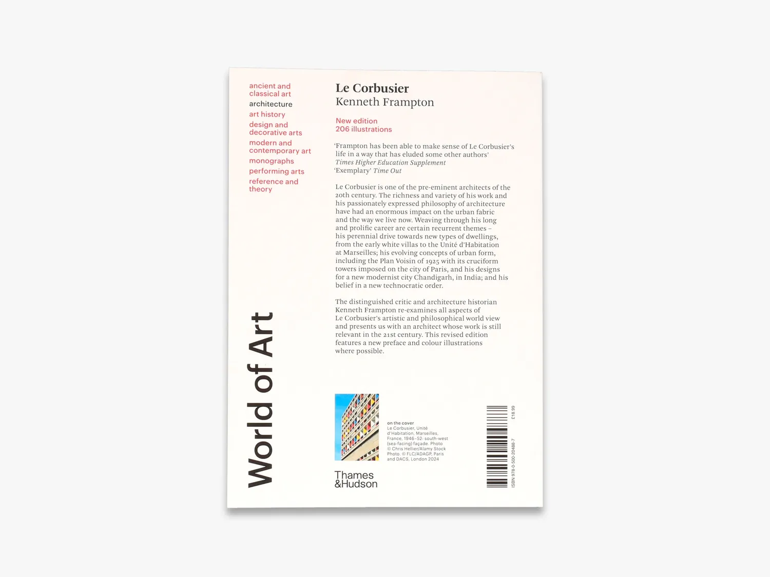 Thames & Hudson World of Art Le Corbusier bog arkitektur