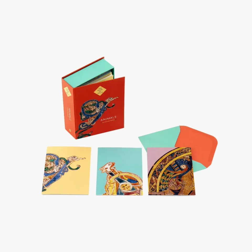 Thames & Hudson Book of Kells Animals kort 16 stk