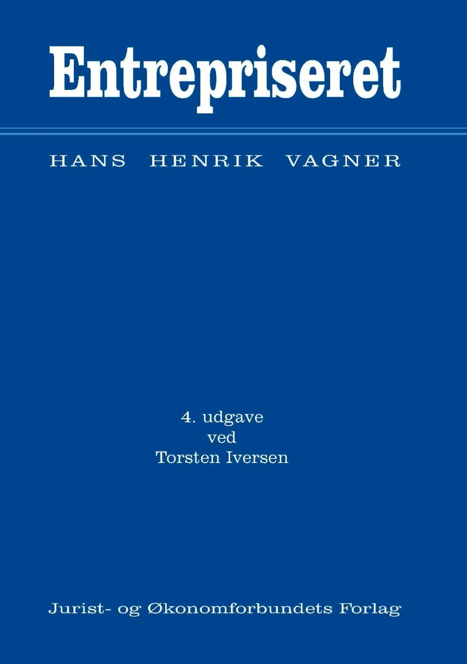 Nyt Juridisk Forlag Entrepriseret papirbog AB 92