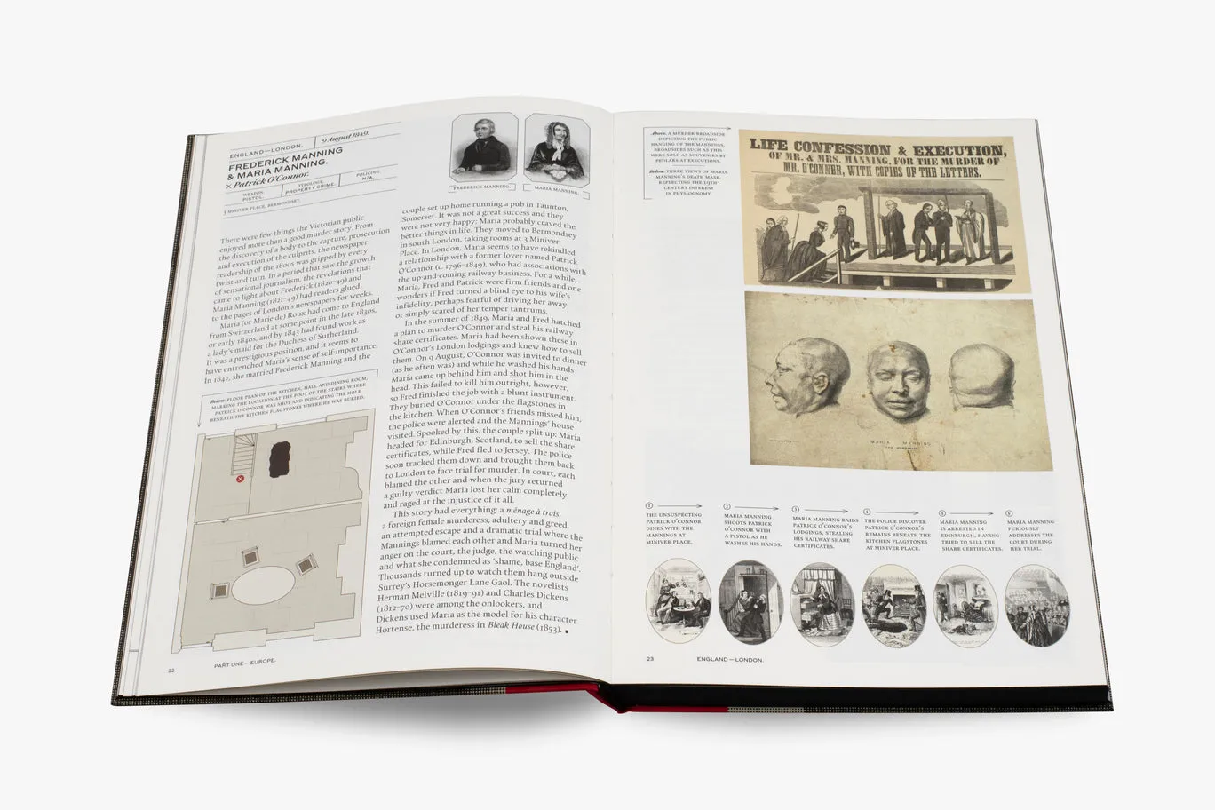 Thames & Hudson Murder Maps bog true crime 1800-tallet