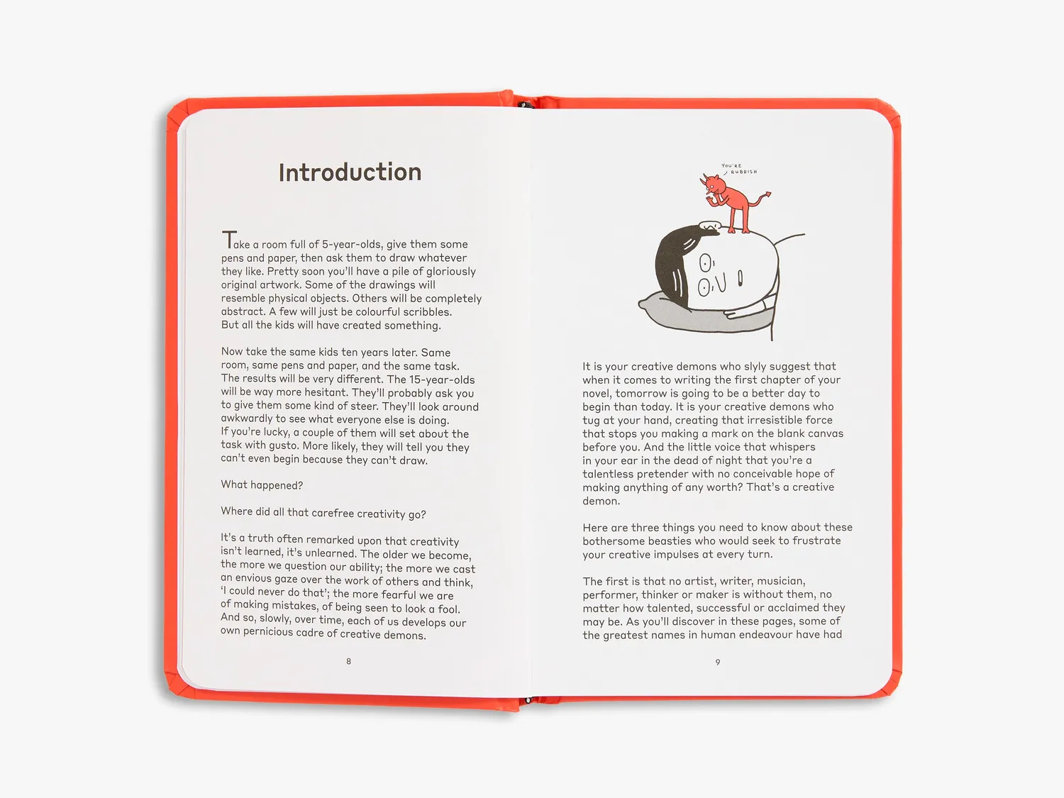 Thames & Hudson Creative Demons bog – kreativitet Holman
