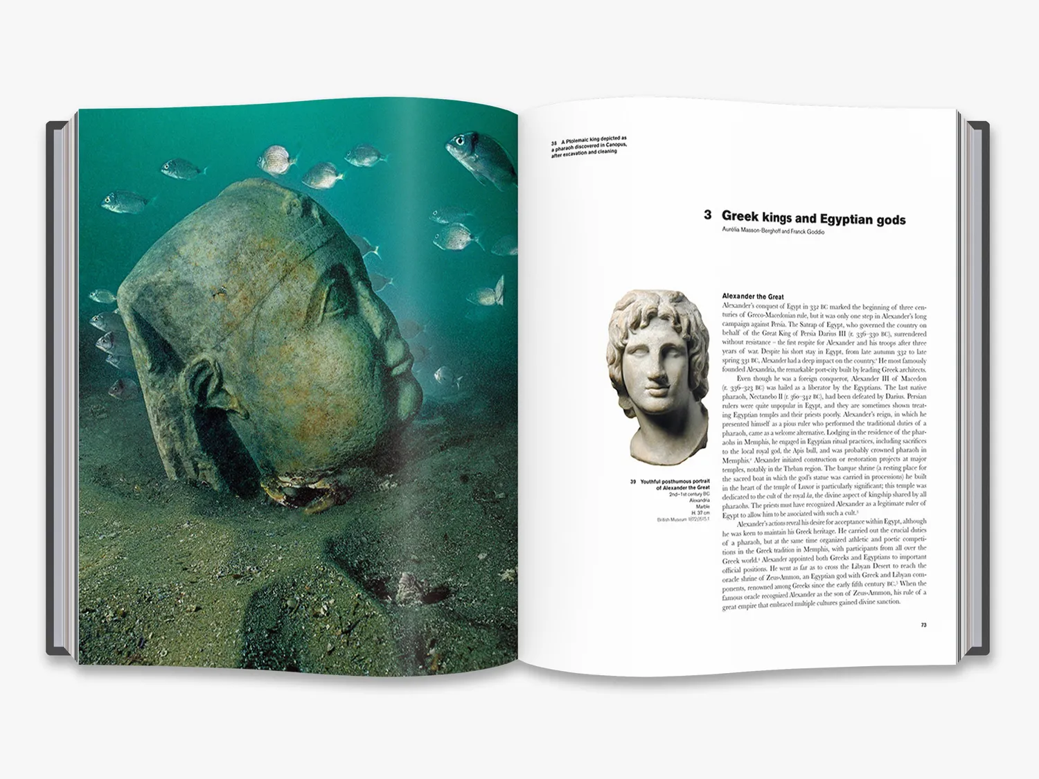 Thames & Hudson Sunken Cities fagbog om Egypten