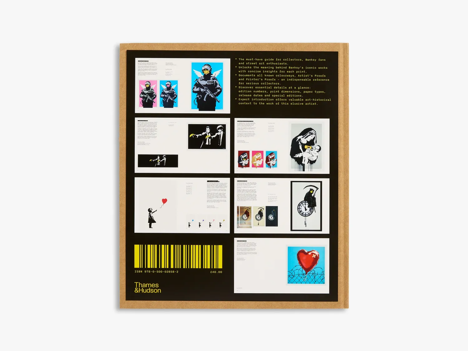 Thames & Hudson Banksy The Prints kunstbog street art