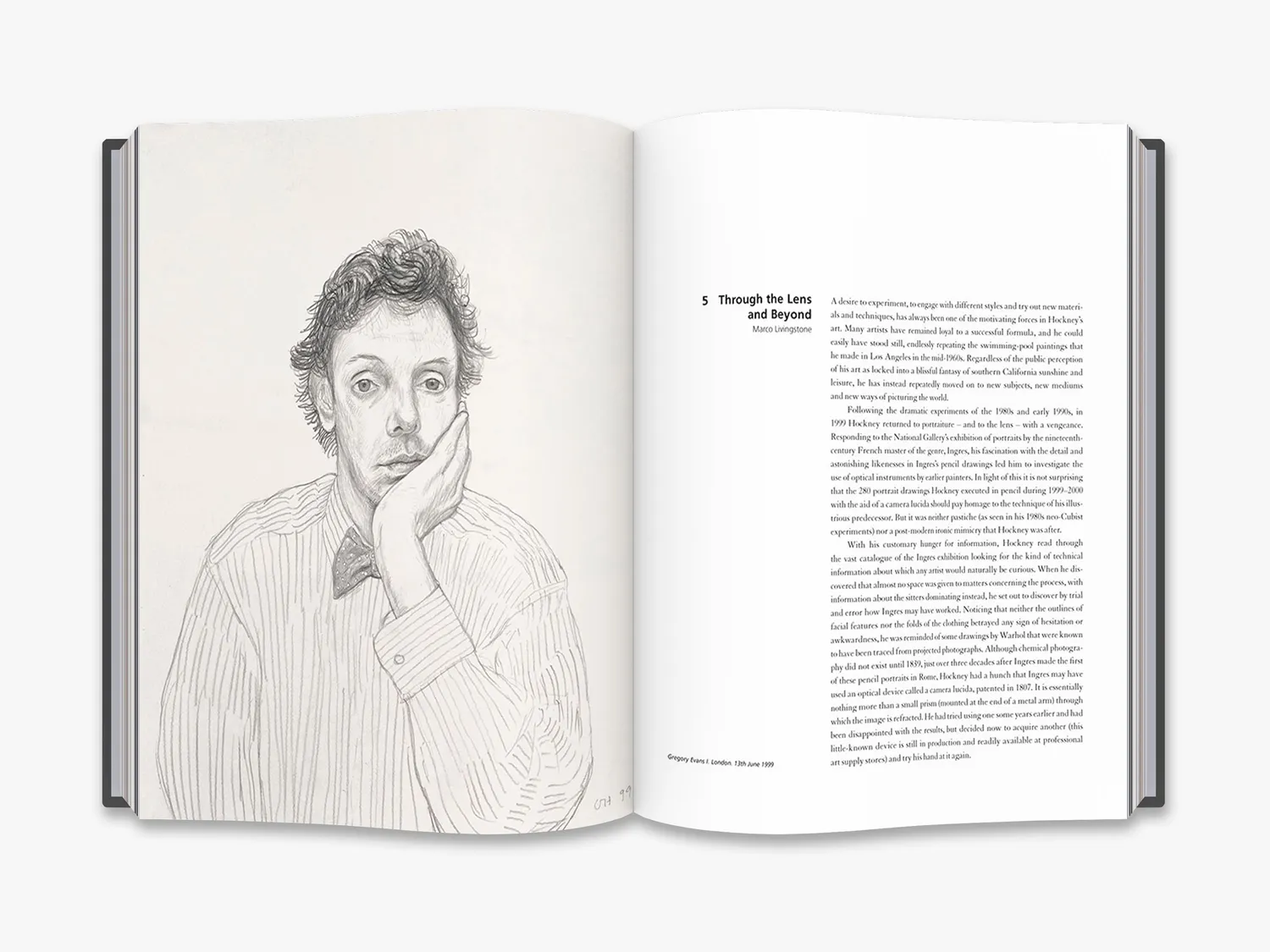 Thames & Hudson Hockney's Portraits and People bog om portrætter