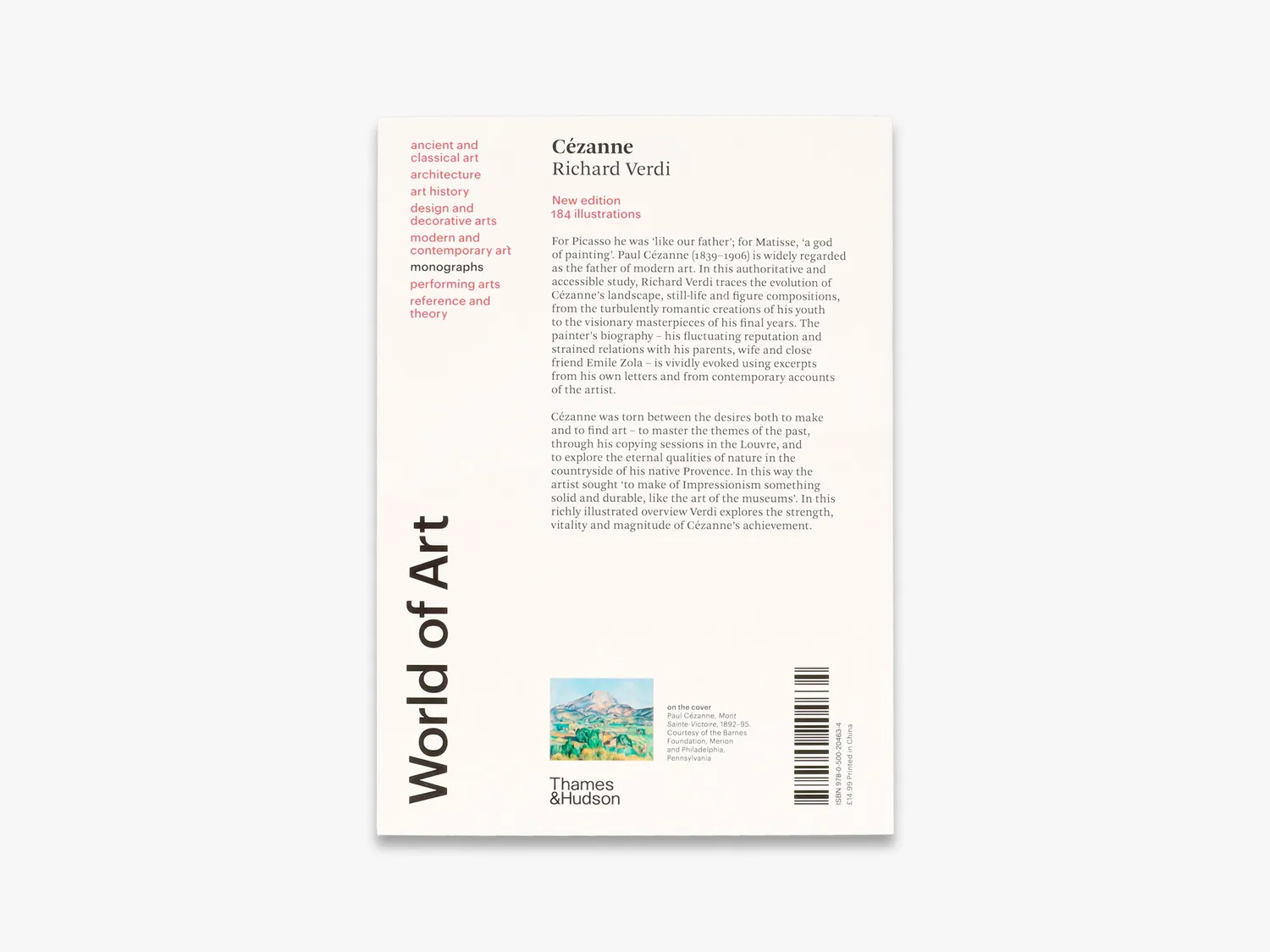 Thames & Hudson Cézanne World of Art bog om maleri