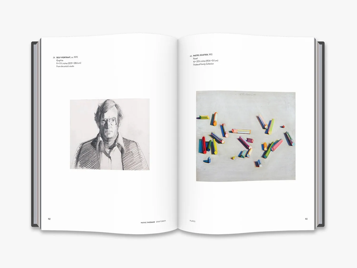 Thames & Hudson Wayne Thiebaud kunstbog tegninger