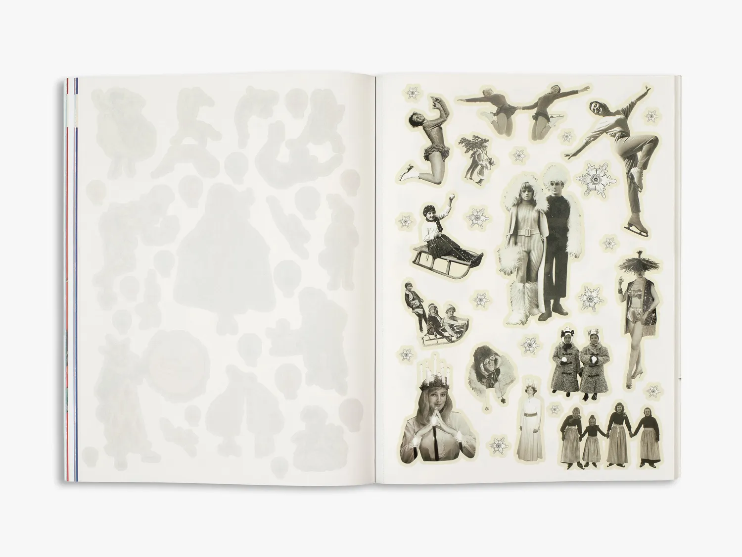 Thames & Hudson Cut Up This Book Christmas Collage Kit