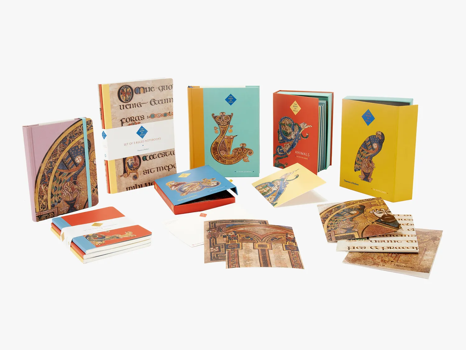 Thames & Hudson Book of Kells Animals kort 16 stk