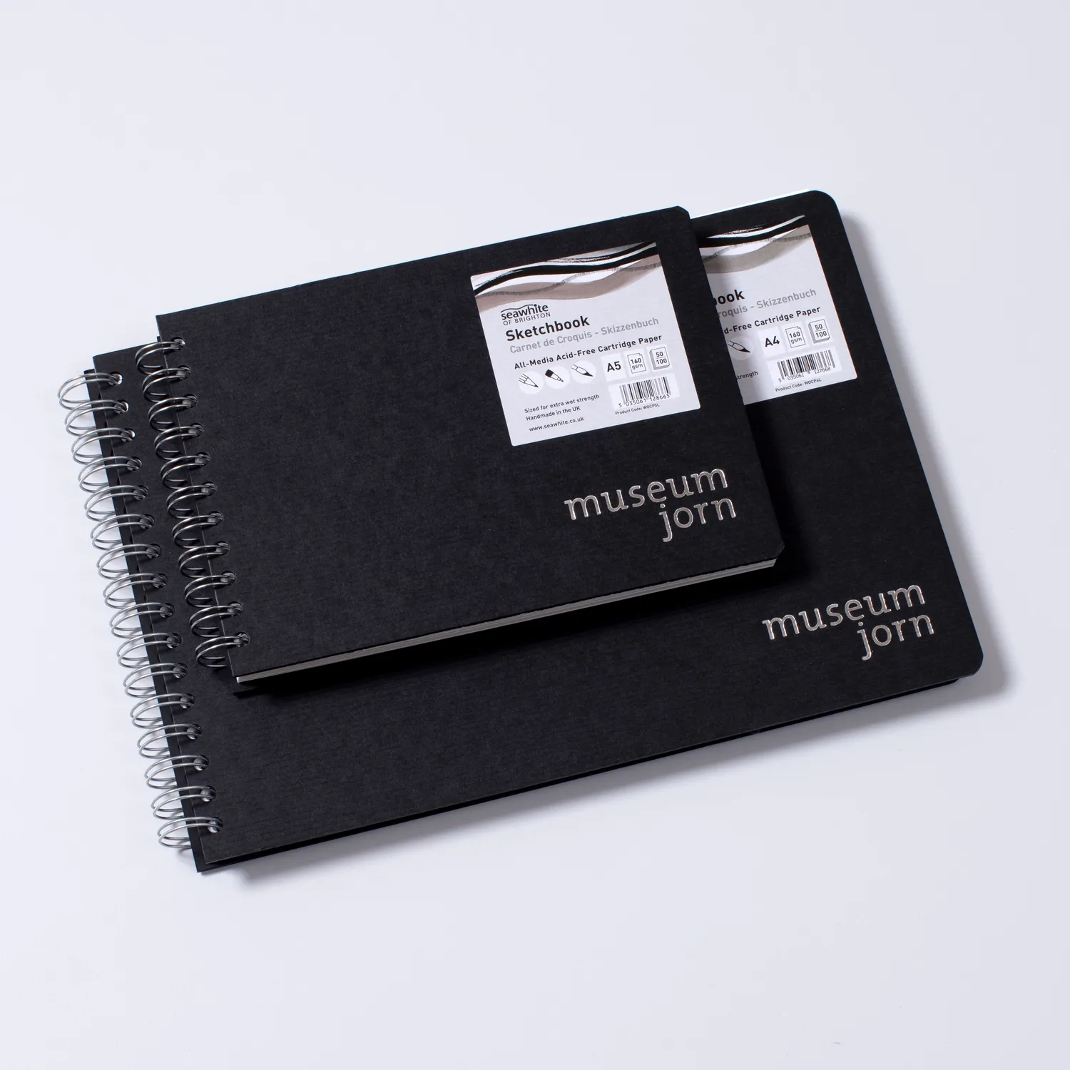 Museum Jorn Seawhite logoblok A4 papirblok