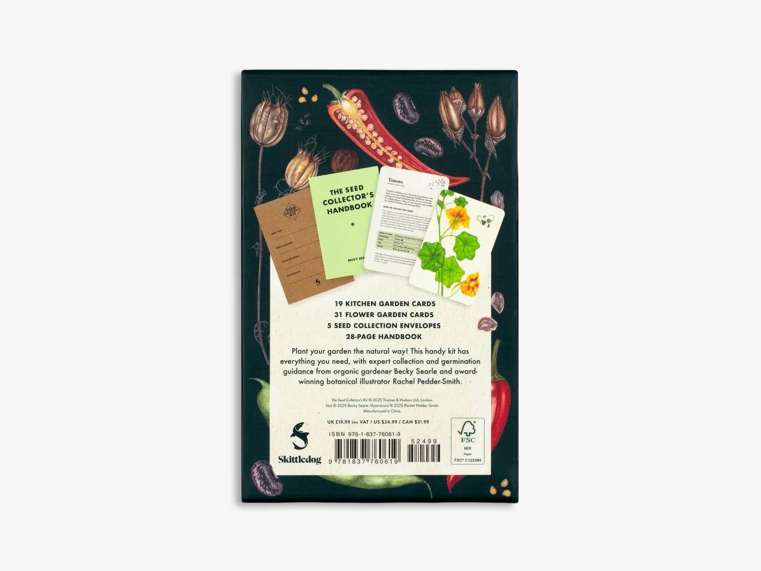 Thames & Hudson The Seed Collector's Kit bog kortsæt illustreret
